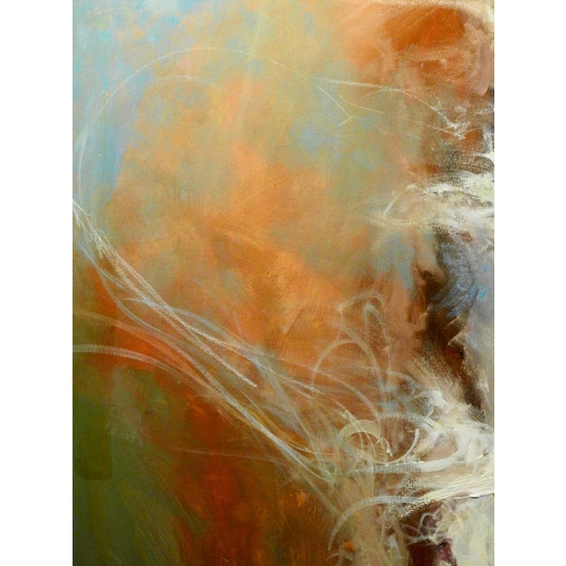 Paint Expressionist Oil Painting, "Iv" Horses Dissipating For Sale - Image 7 of 12