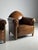Set of Art Deco Club Chairs in Sheep Leather For Sale - Image 5 of 18