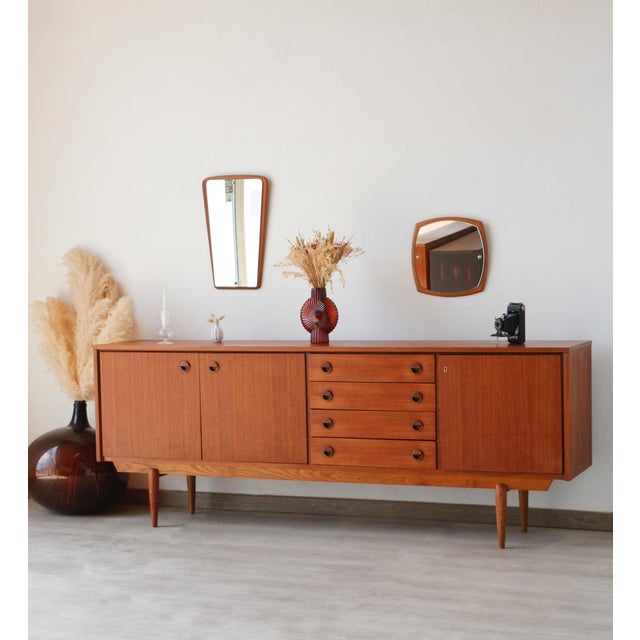 Vintage Scandinavian Teak Sideboard, 1960s For Sale - Image 17 of 17