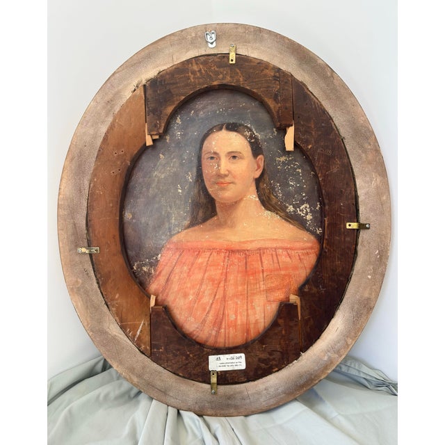 Late 18th Century Early Child Portrait With Early Portrait of a Woman ...