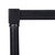 Spritely Home Rafiki Rectangle Accent Table in Black For Sale - Image 4 of 8