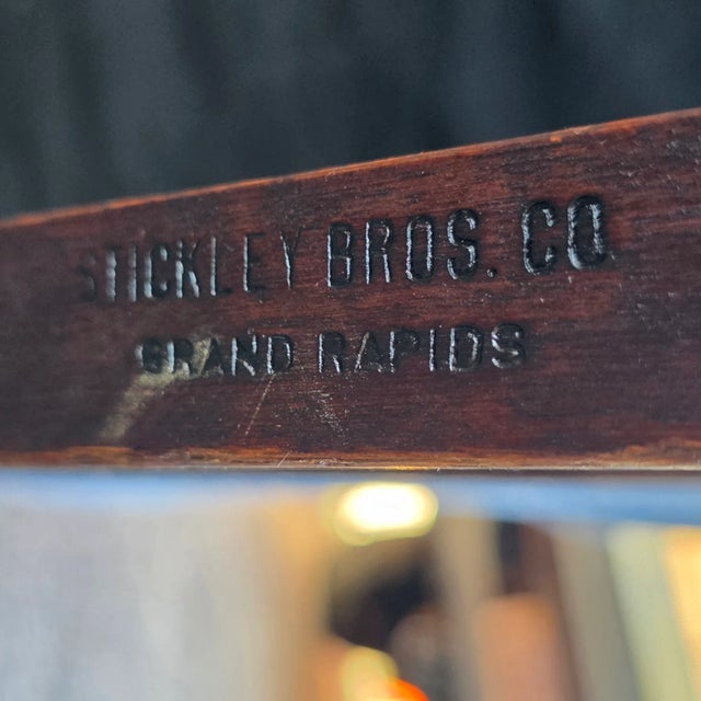 Antique Stickley Bros Lounge Chair For Sale - Image 12 of 12