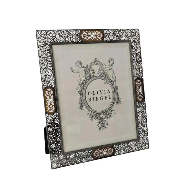 Bronze Olivia Riegel Bronze Queen Anne's Lace Large Picture Frame For Sale - Image 8 of 8