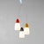 Mid-Century Modern Italian Modern Three-Light Pendant Light in Opaline Glass and Iron, 1970s For Sale - Image 3 of 13
