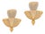 Golden Murano Glass Wall Sconces by La Murrina, 1990, Set of 2 For Sale