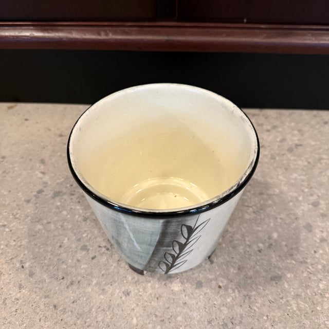 1930s Swedish Art Deco Footed Planter Cachepot by Ilse Claesson for Rörstrand For Sale - Image 4 of 9