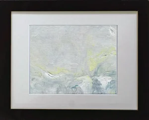 "Impressions III" Contemporary Impressionist Style Abstract Landscape Acrylic Painting, Framed