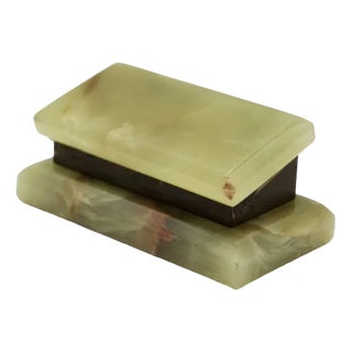 Vintage Parchment Pillbox, 1950s For Sale