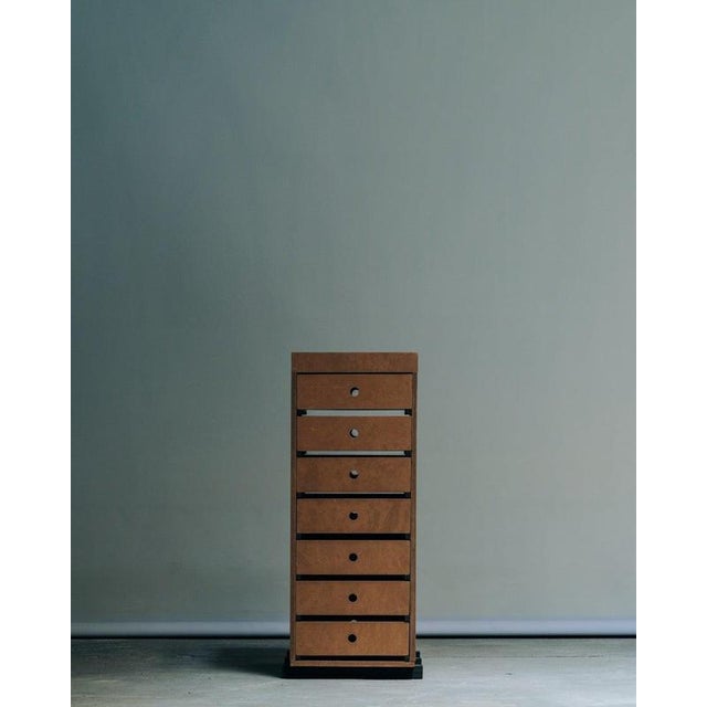 Matek Archive Cabinet in Recycled Composite by Project Materia For Sale - Image 4 of 9