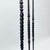 Hand Forged Iron Candelabra Set of 3 (93-113cm) Antique Copper Finish Barley Twist Stem with Deep Cylindrical Cups For Sale - Image 6 of 9
