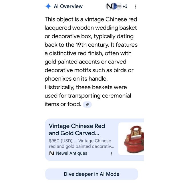 Antique Chinese Qing Era Lacquered Wood Wedding / Water Basket Box For Sale - Image 12 of 12