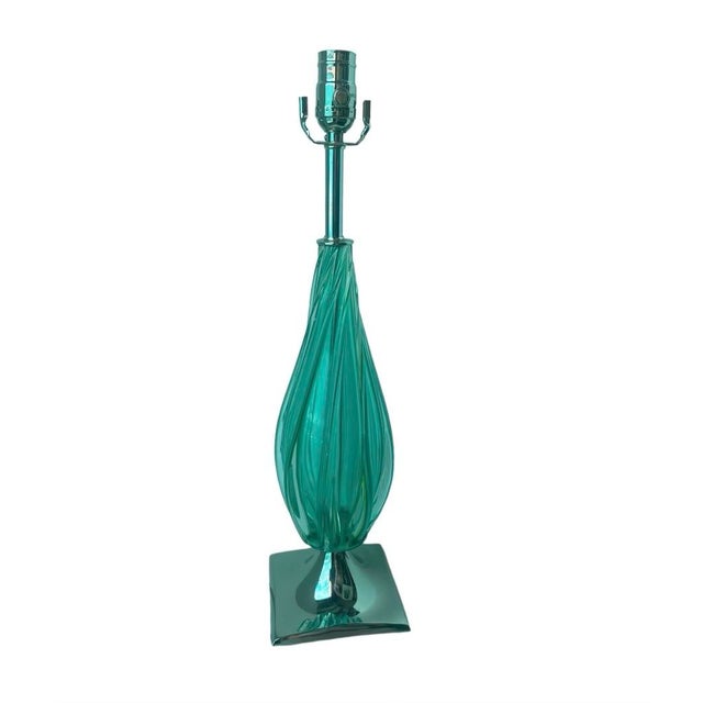 1960s Murano Table Lamps - a Pair For Sale In Miami - Image 6 of 8