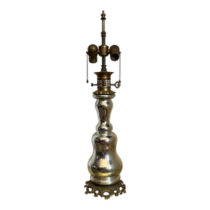 Vintage French Mercury Glass Lamp Warren Kessler New York