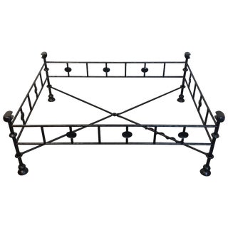 Giacometti Style Oil Rubbed Bronze Wrought Iron Coffee Table Base For Sale