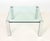 Late 20th Century Italian Chrome and Glass Top Coffee Table For Sale - Image 5 of 7