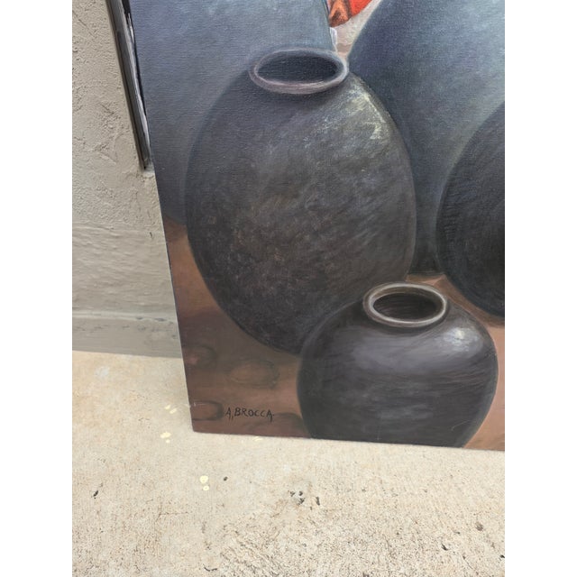 Paint Latin American Street Scene by Agusto Brocca For Sale - Image 7 of 9