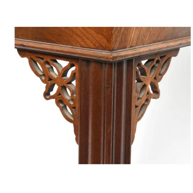 George III Carved Mahogany Silver Table For Sale - Image 12 of 15
