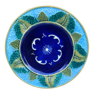 19th Century English Majolica Cauliflower Plate Wedgwood