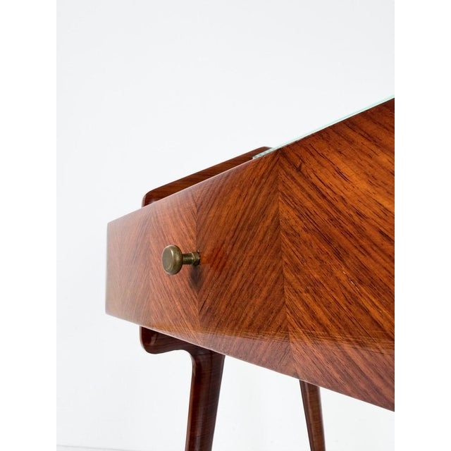 Mid-Century Modern Italian Nightstands in the style of Dassi, 1950s, Set of 2 For Sale - Image 12 of 18