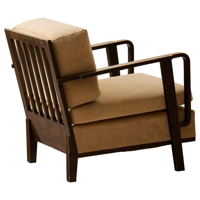 Swedish Modern Easy Chair, 1940s For Sale - Image 9 of 9