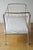 Ivory Vintage Childrens Bed in Tubular Steel, Rattan and Mesh, 1960s For Sale - Image 8 of 9