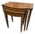Antique George III Style Inlaid Nesting Tables, Set of 3 For Sale