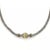 John Hardy 3 Bead Dot Sterling Silver 18k Yellow Gold Enhancer Pendant Necklace For Sale In Miami - Image 6 of 10