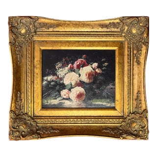 Late 20th Century Framed Jean-Baptiste Robie "June Days" Artist-Enhanced Canvas – Brushstrokes Limited Edition #266/4950 For Sale