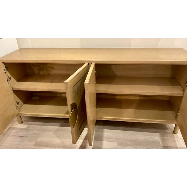 Contemporary Revelation Organic Modern Beige Palais Cabinet For Sale - Image 3 of 9