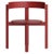 Red Wood and Beech Principal Chair by Bodil Kjaers for Karakter For Sale - Image 10 of 10