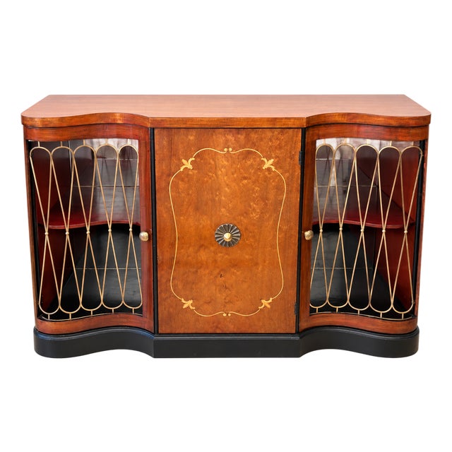 Circa 1940's Hollywood Regency/Art Deco Cocktail Bar For Sale