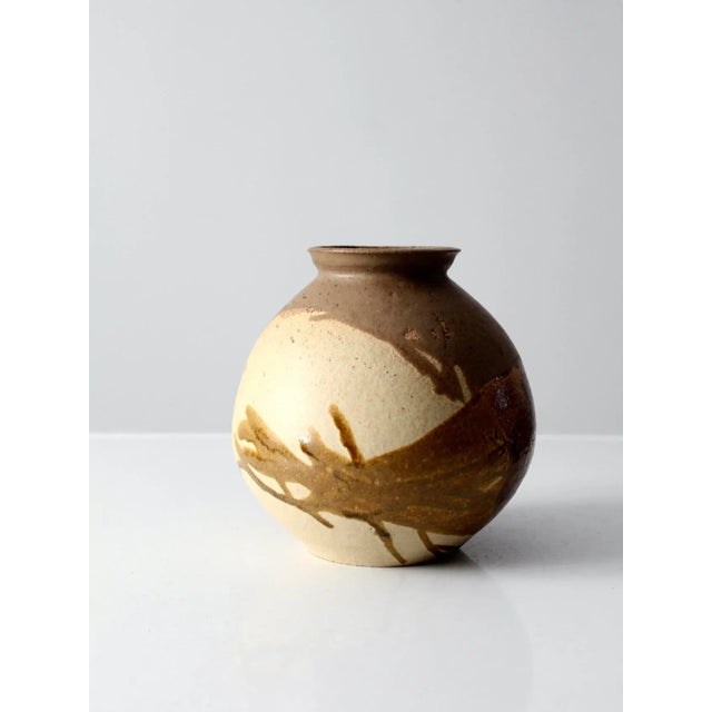 Vintage Studio Pottery Vase For Sale - Image 4 of 11