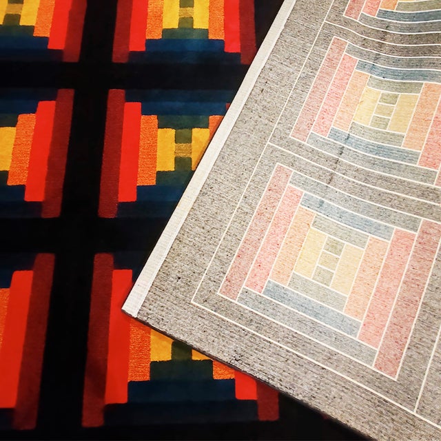 Geometric Rug in Wool by Missoni for T&J Vestor, 1980s For Sale - Image 10 of 13