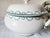 French Forest Green Floral Earthenware Soup Tureen from Sarregeumines, 1880s For Sale - Image 5 of 17