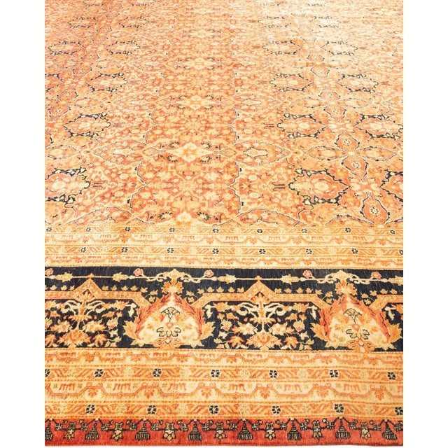 Solo Rugs Mogul, One-of-a-Kind Hand-Knotted Area Rug - Orange, 12' 3" x 17' 1" For Sale - Image 4 of 8