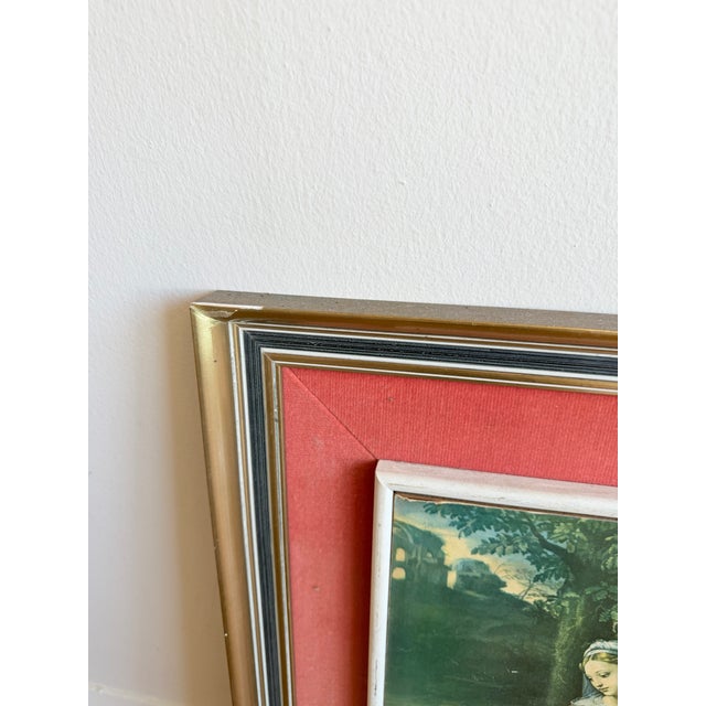 Vintage Framed Raphael “Holy Family Below the Oak” Renaissance Art Print For Sale In New York - Image 6 of 10