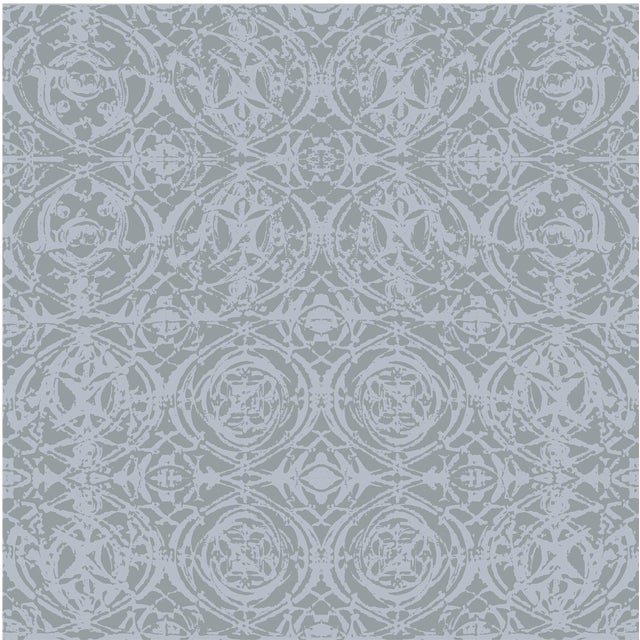 Rosettes Wallpaper Remnant Chairish