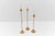 Mid-Century Modern Brass Candleholders, 1960s, Set of 3 For Sale - Image 4 of 11
