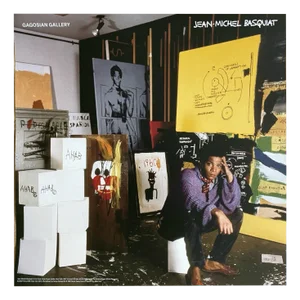 Jean Michel Basquiat in his Great Jones Street Studio, New York, 1987 / 2013, Print