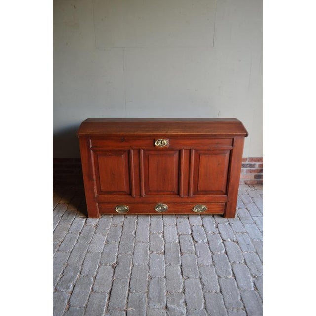 Fruit Tree Wooden Blanket Chest For Sale - Image 9 of 9