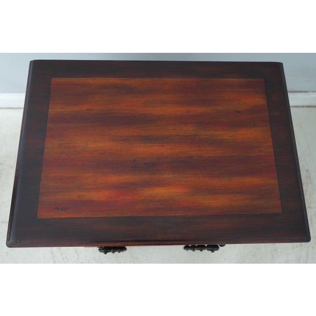 Wood Continental Style 4 Drawer Occasional Chest For Sale - Image 7 of 17
