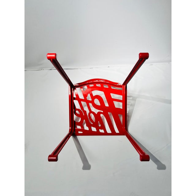 Hello There Chair in Red by Jeremy Harvey for Artifort, 2005 For Sale - Image 10 of 11