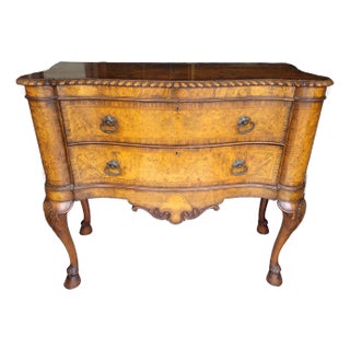 1900s Fine Hoof Foot English Server Hall Chest For Sale