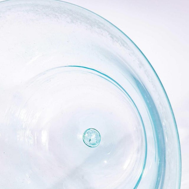 19th Century French Mouth Blown Glass Cloche For Sale - Image 5 of 6