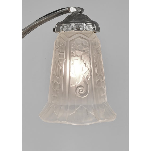 French Art Deco Chandelier by Pierre Maynadier 1930 France For Sale - Image 10 of 14