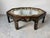 1970s Baker Furniture Collector’s Edition Chinoiserie Octagonal Coffee Table With Brass & Glass Tray Top For Sale - Image 5 of 12