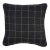 Schumacher Colorado 20" Pillow in Charcoal/Nickel For Sale