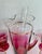 Blendo Mid-Century Raspberry Ombre Glass Barware Set, Attributed to Blendo For Sale - Image 4 of 12