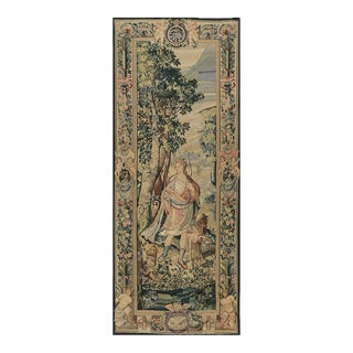 18th Century Style Tapestry, “Huntress With Dogs” For Sale