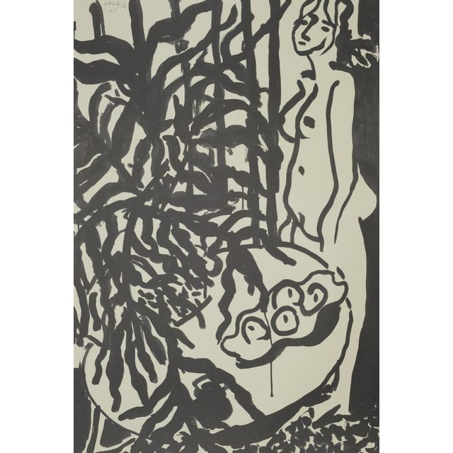 Henri Matisse (1869-1954) (after) Standing Nude and Black Fern Original phototype poster after a work by the artist from...